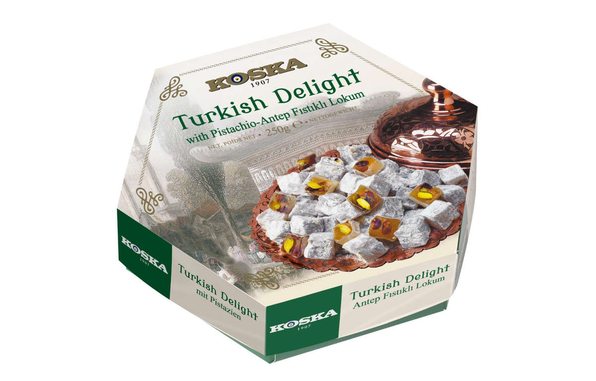 Turkish Delight (Antep Fıstıklı Lokum) with Pistachio 250g