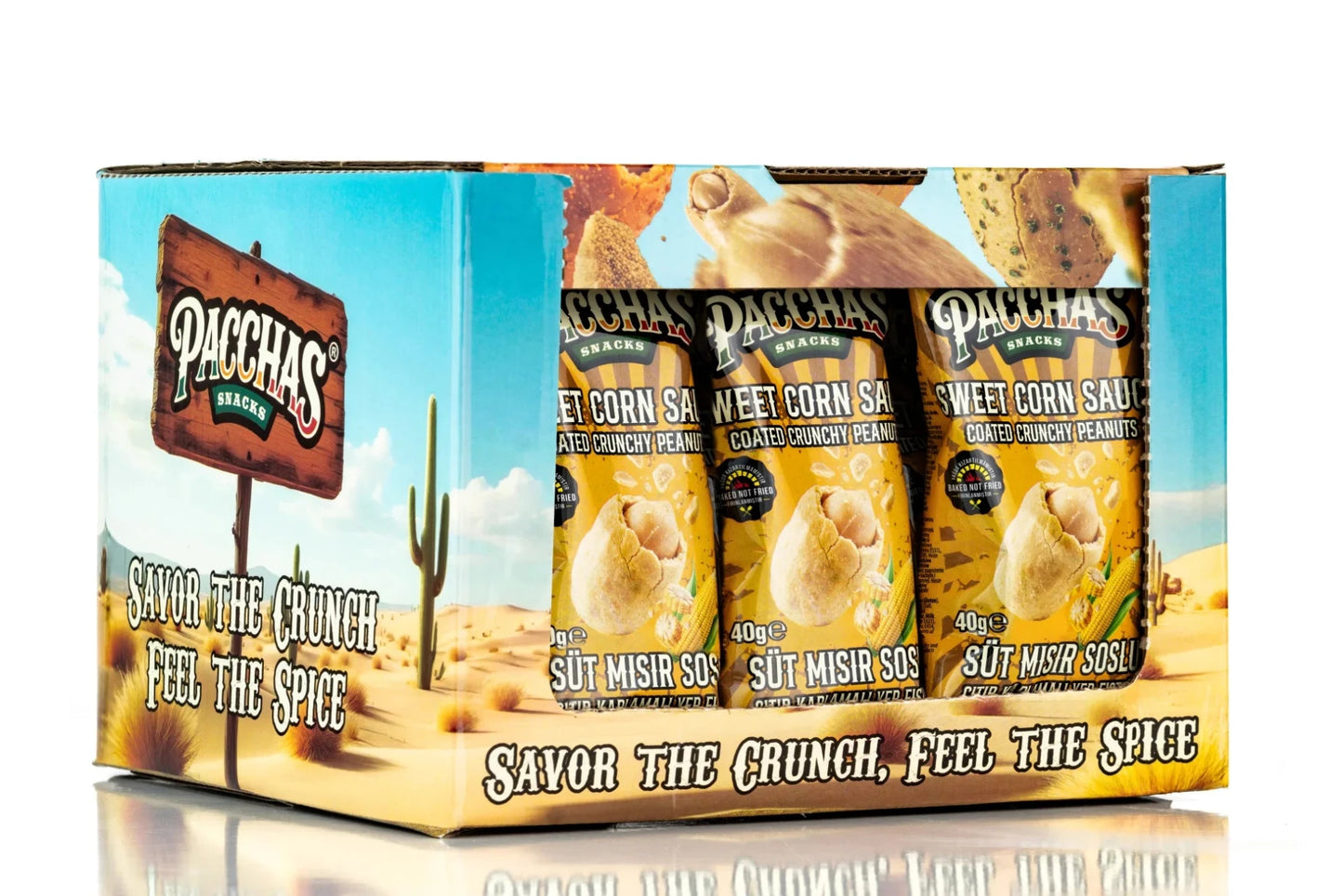 Pacchas Coated Crunchy Peanuts (40g) - Sweet Corn