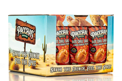 Pacchas Coated Crunchy Peanuts (40g) - Hot Chili Sauce