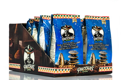 Pacchas Roasted & Salted Black Sunflower Seeds (250g)
